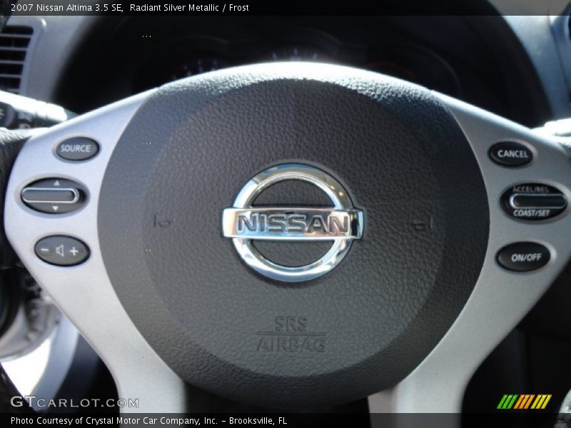 Radiant Silver Metallic / Frost 2007 Nissan Altima 3.5 SE