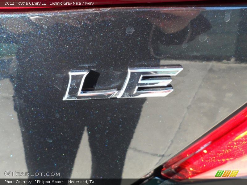 Cosmic Gray Mica / Ivory 2012 Toyota Camry LE