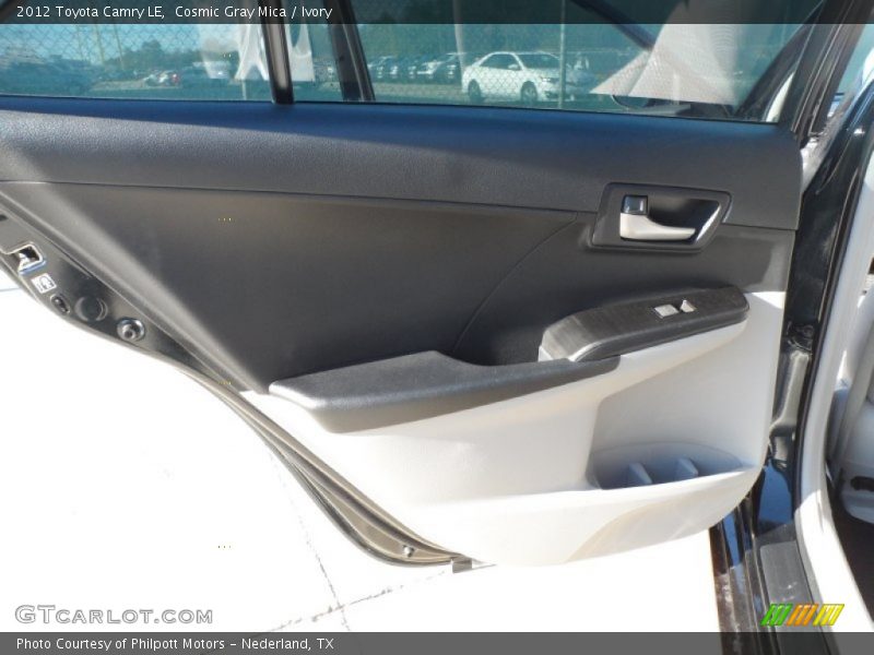 Cosmic Gray Mica / Ivory 2012 Toyota Camry LE