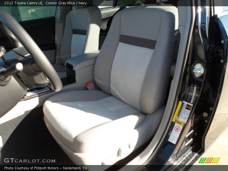 Cosmic Gray Mica / Ivory 2012 Toyota Camry LE