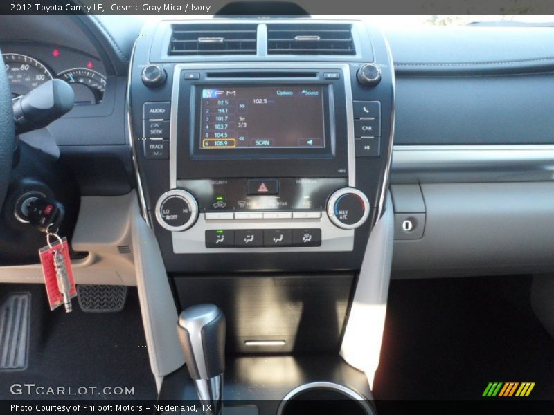 Cosmic Gray Mica / Ivory 2012 Toyota Camry LE