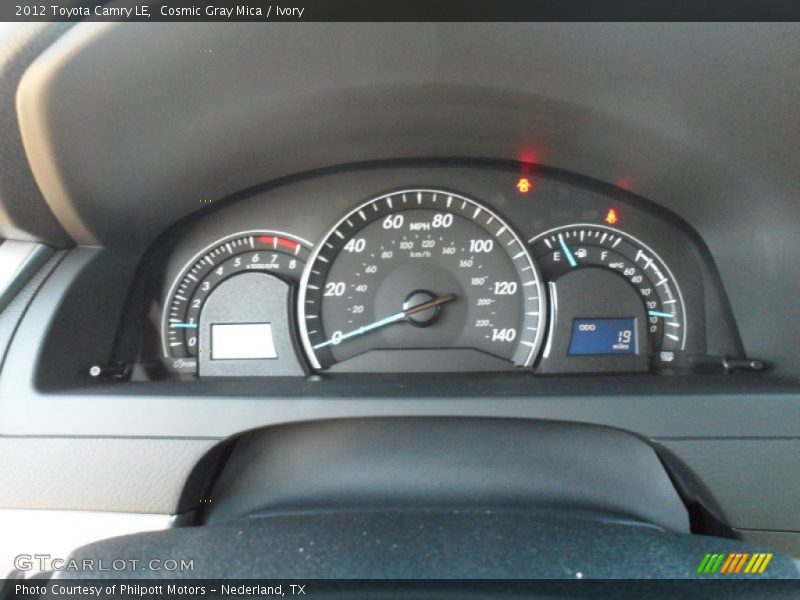 Cosmic Gray Mica / Ivory 2012 Toyota Camry LE