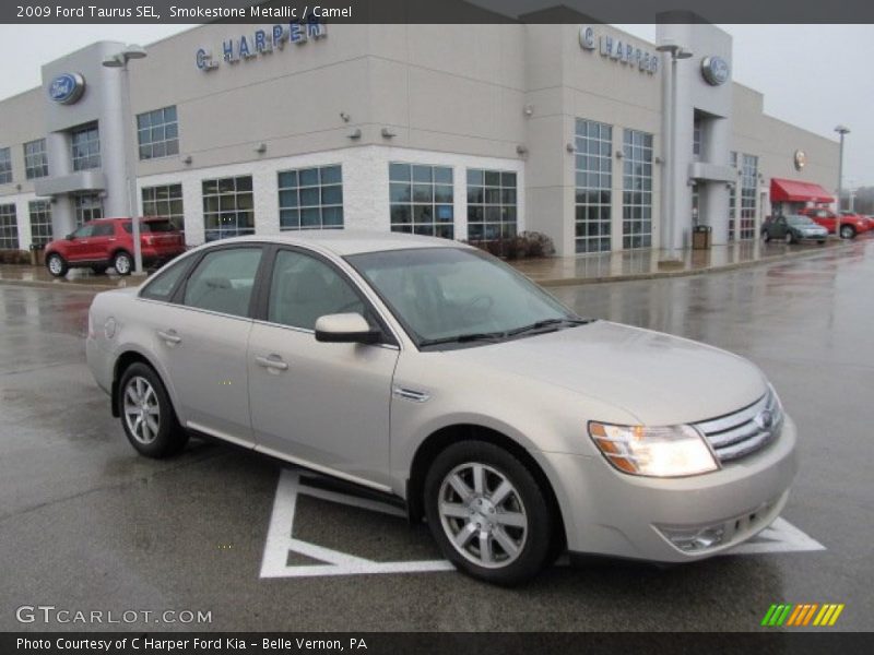 Smokestone Metallic / Camel 2009 Ford Taurus SEL