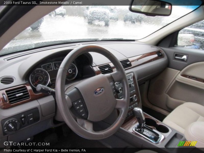 Smokestone Metallic / Camel 2009 Ford Taurus SEL