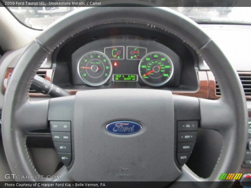 Smokestone Metallic / Camel 2009 Ford Taurus SEL
