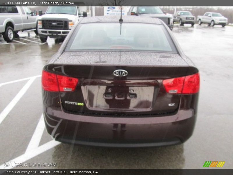 Dark Cherry / Coffee 2011 Kia Forte EX