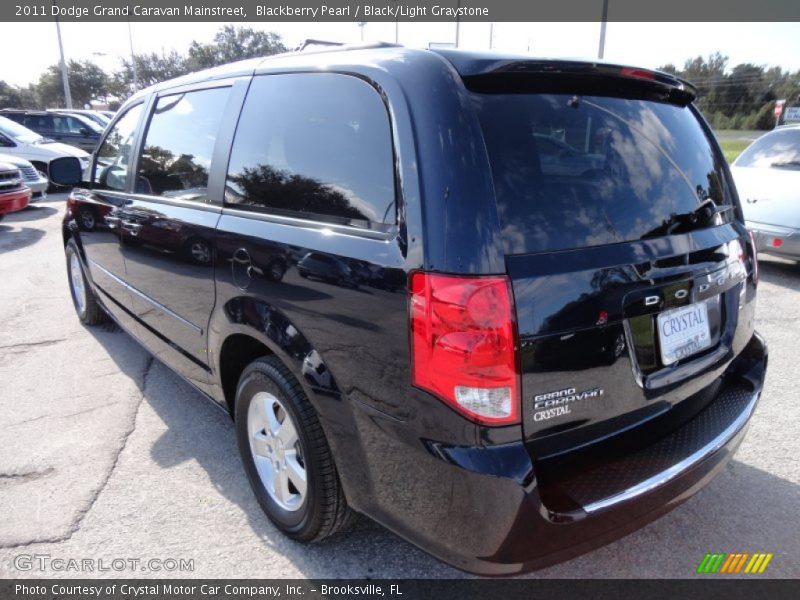 Blackberry Pearl / Black/Light Graystone 2011 Dodge Grand Caravan Mainstreet