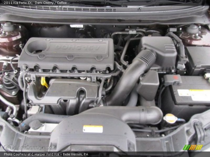 Dark Cherry / Coffee 2011 Kia Forte EX