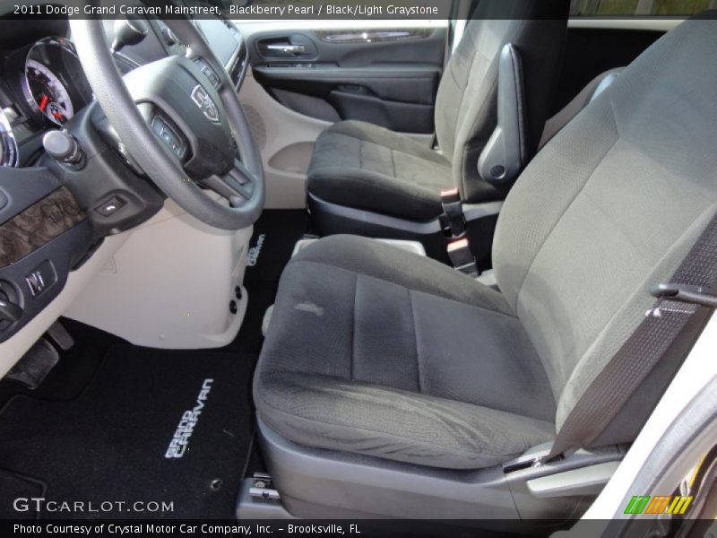 Blackberry Pearl / Black/Light Graystone 2011 Dodge Grand Caravan Mainstreet
