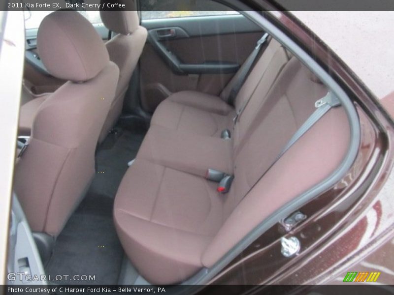 Dark Cherry / Coffee 2011 Kia Forte EX