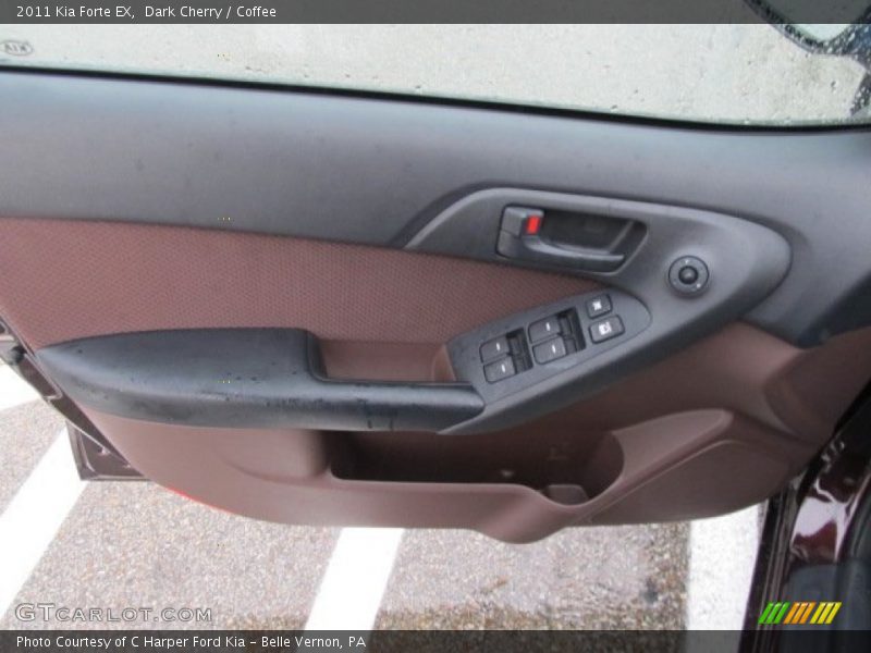 Dark Cherry / Coffee 2011 Kia Forte EX