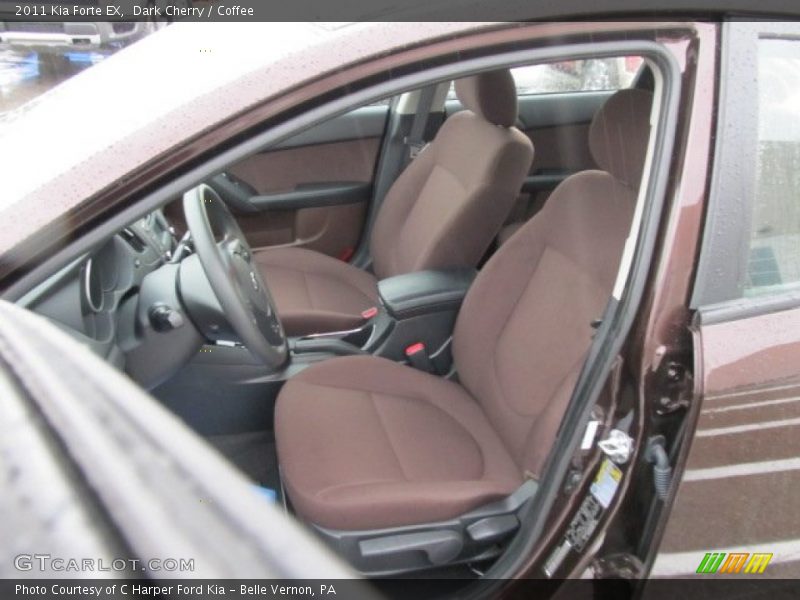 Dark Cherry / Coffee 2011 Kia Forte EX