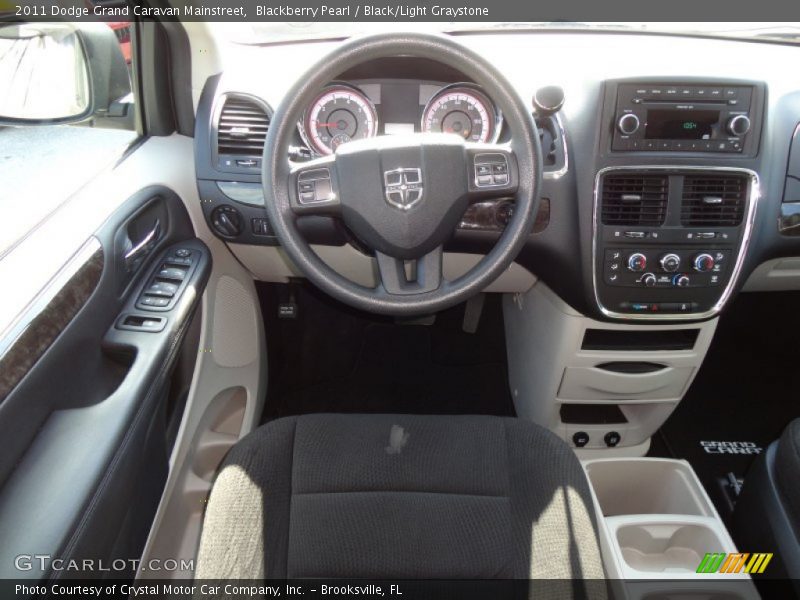 Blackberry Pearl / Black/Light Graystone 2011 Dodge Grand Caravan Mainstreet
