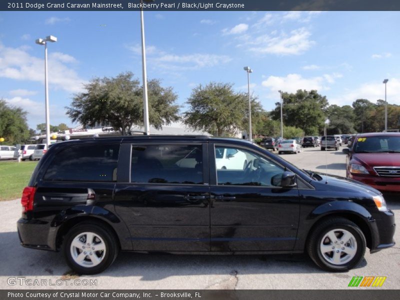Blackberry Pearl / Black/Light Graystone 2011 Dodge Grand Caravan Mainstreet