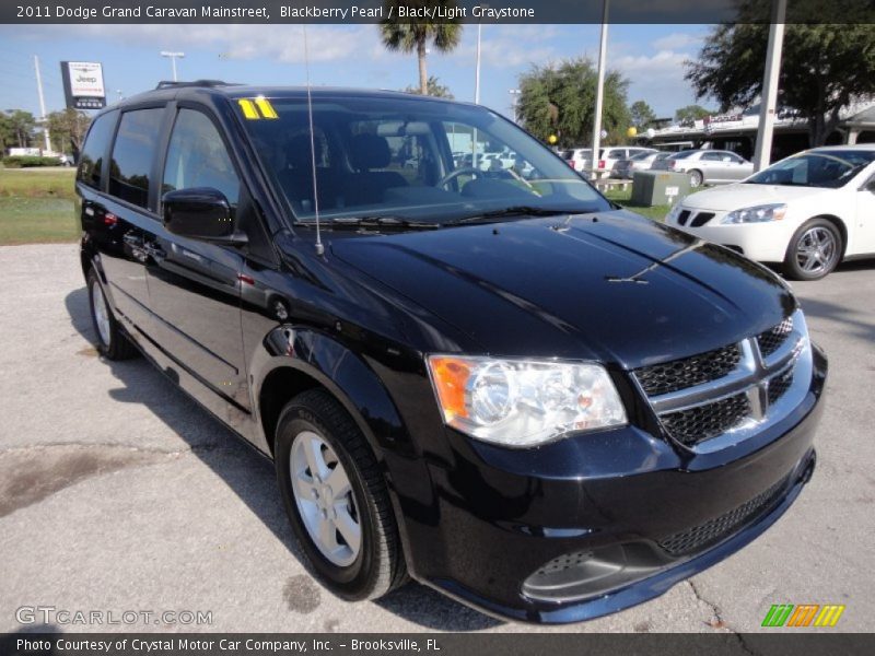 Blackberry Pearl / Black/Light Graystone 2011 Dodge Grand Caravan Mainstreet