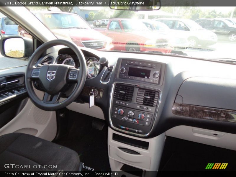 Blackberry Pearl / Black/Light Graystone 2011 Dodge Grand Caravan Mainstreet