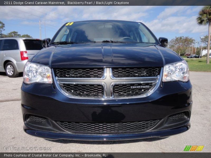 Blackberry Pearl / Black/Light Graystone 2011 Dodge Grand Caravan Mainstreet