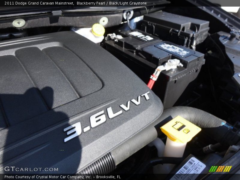 Blackberry Pearl / Black/Light Graystone 2011 Dodge Grand Caravan Mainstreet