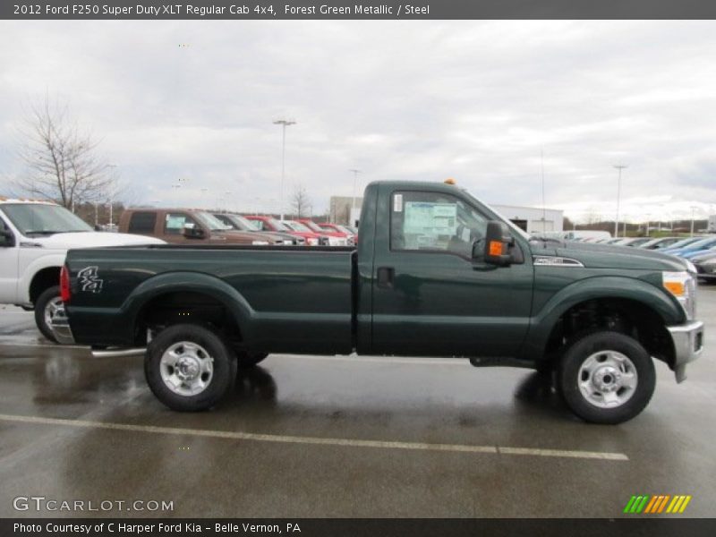  2012 F250 Super Duty XLT Regular Cab 4x4 Forest Green Metallic