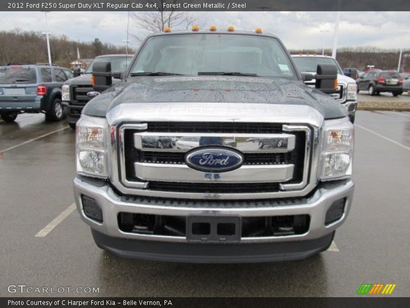  2012 F250 Super Duty XLT Regular Cab 4x4 Forest Green Metallic
