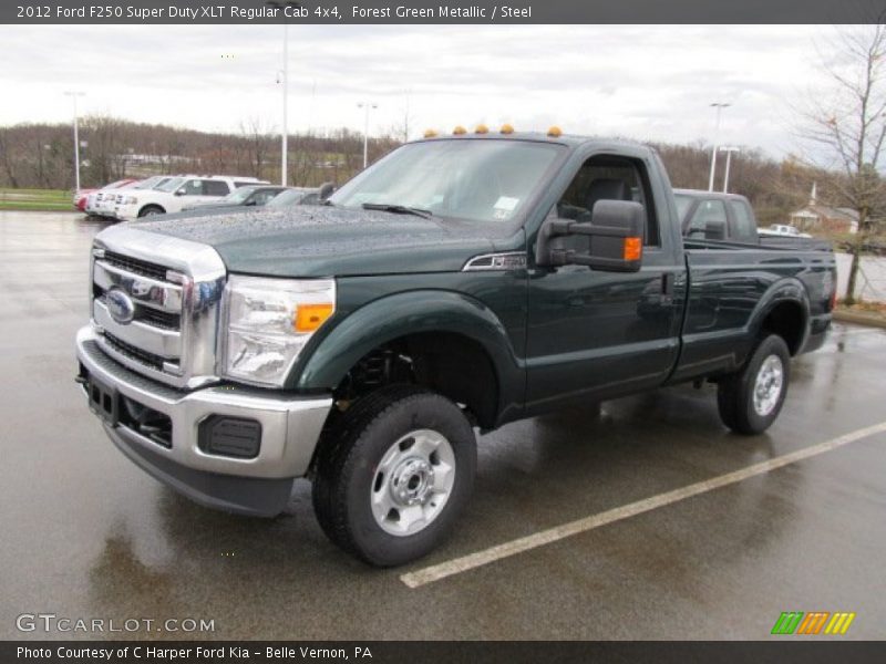 Front 3/4 View of 2012 F250 Super Duty XLT Regular Cab 4x4