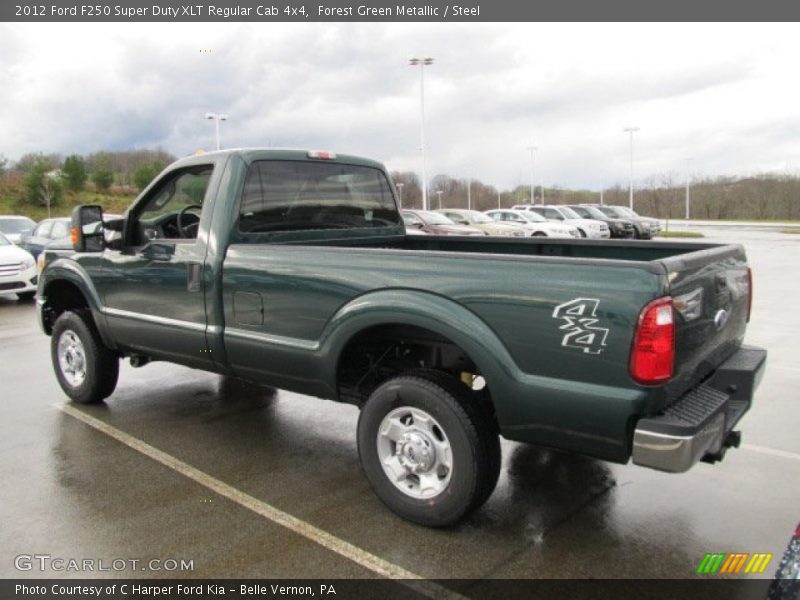  2012 F250 Super Duty XLT Regular Cab 4x4 Forest Green Metallic