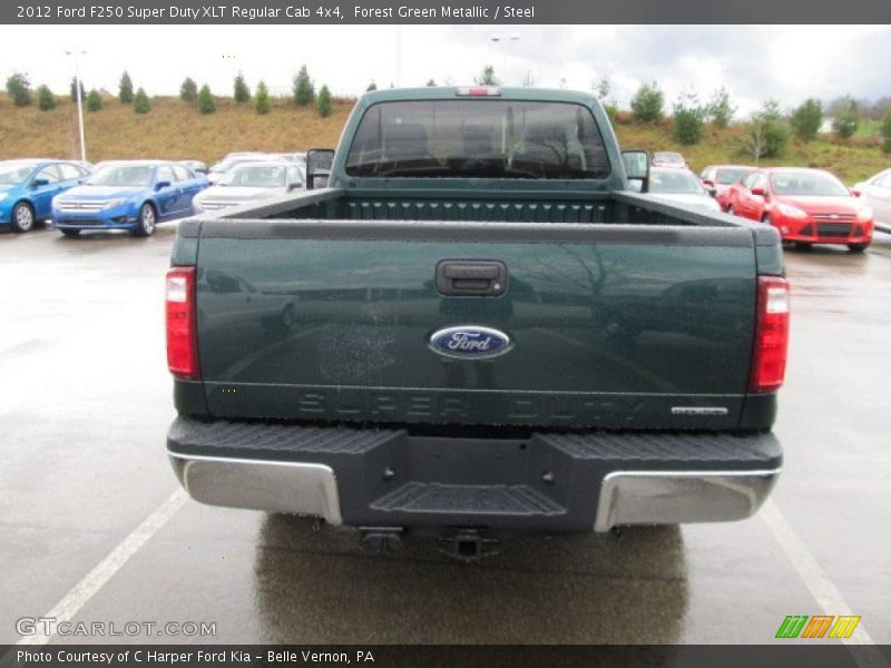 Forest Green Metallic / Steel 2012 Ford F250 Super Duty XLT Regular Cab 4x4