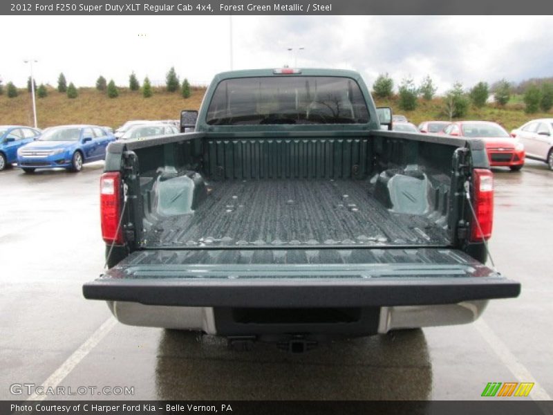 Forest Green Metallic / Steel 2012 Ford F250 Super Duty XLT Regular Cab 4x4