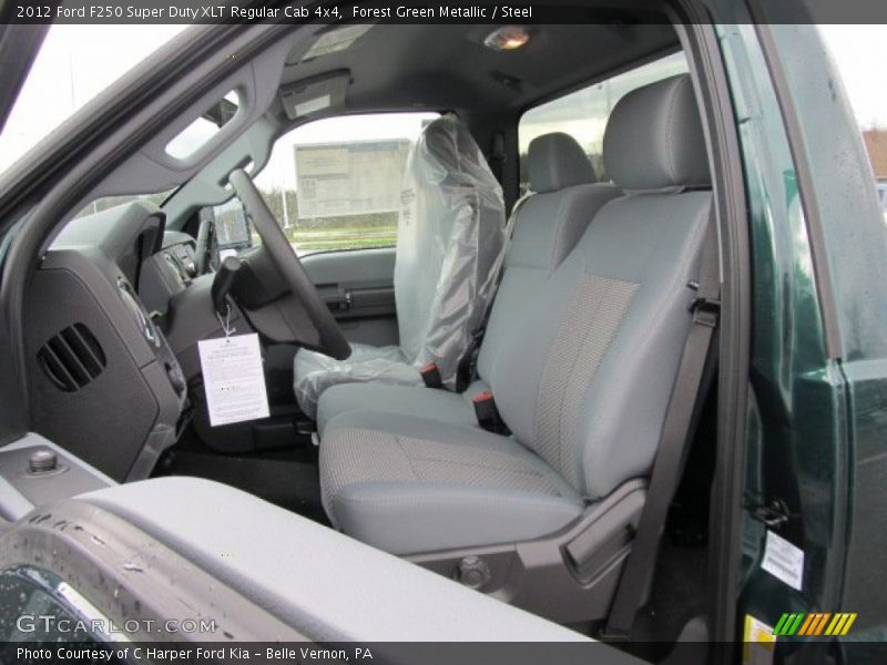 Forest Green Metallic / Steel 2012 Ford F250 Super Duty XLT Regular Cab 4x4