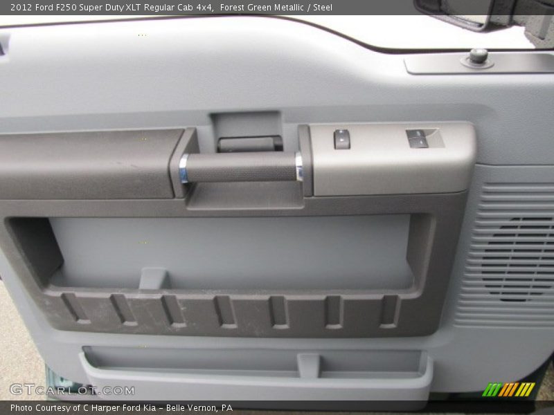 Forest Green Metallic / Steel 2012 Ford F250 Super Duty XLT Regular Cab 4x4