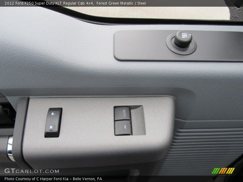 Forest Green Metallic / Steel 2012 Ford F250 Super Duty XLT Regular Cab 4x4