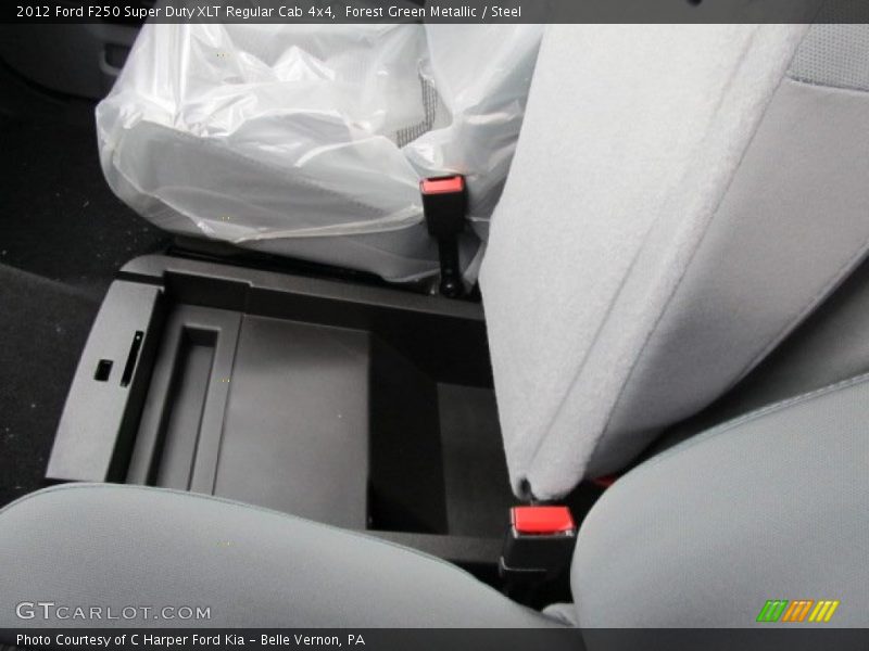Forest Green Metallic / Steel 2012 Ford F250 Super Duty XLT Regular Cab 4x4