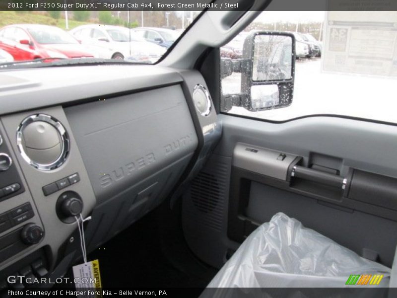 Forest Green Metallic / Steel 2012 Ford F250 Super Duty XLT Regular Cab 4x4