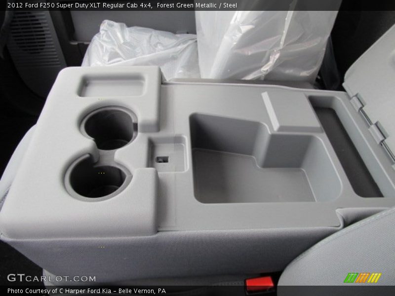 Forest Green Metallic / Steel 2012 Ford F250 Super Duty XLT Regular Cab 4x4