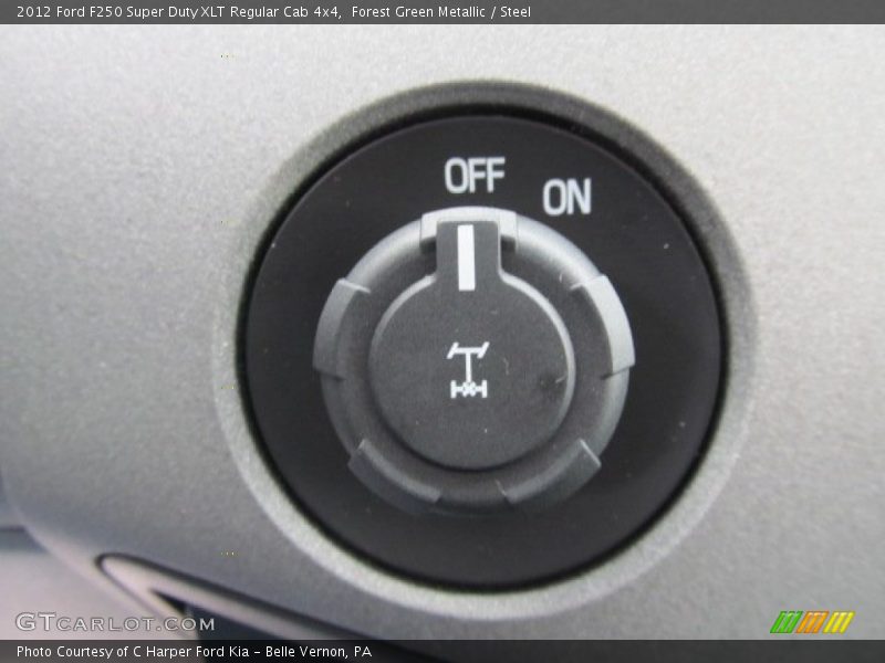 Forest Green Metallic / Steel 2012 Ford F250 Super Duty XLT Regular Cab 4x4