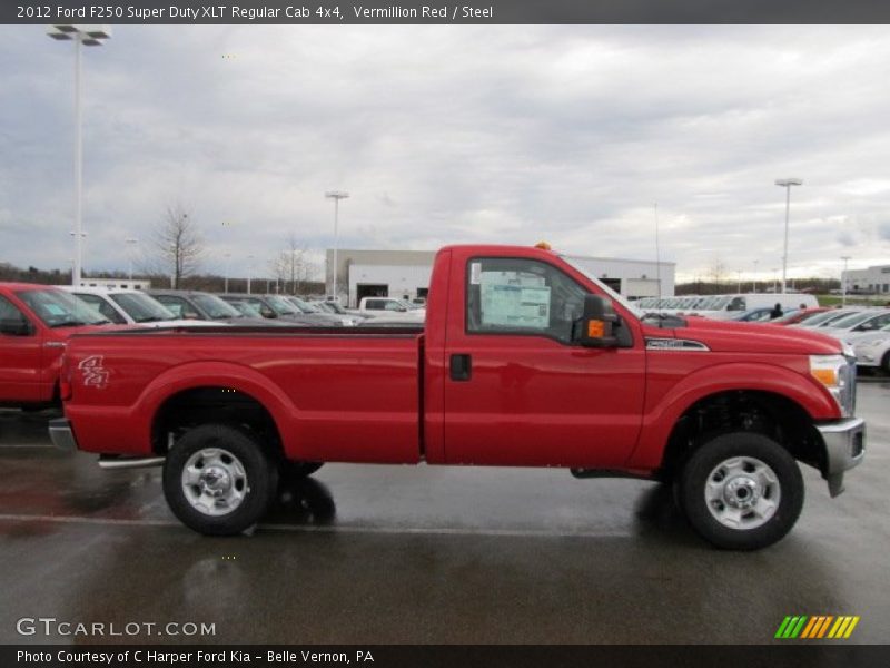  2012 F250 Super Duty XLT Regular Cab 4x4 Vermillion Red