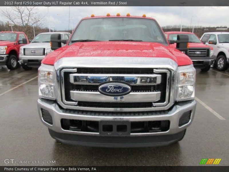  2012 F250 Super Duty XLT Regular Cab 4x4 Vermillion Red