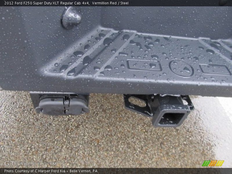 Vermillion Red / Steel 2012 Ford F250 Super Duty XLT Regular Cab 4x4