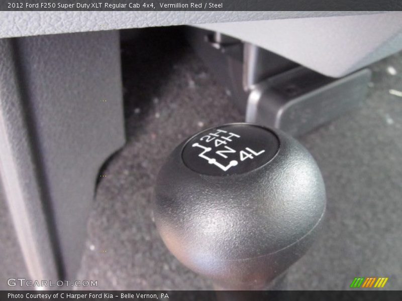Vermillion Red / Steel 2012 Ford F250 Super Duty XLT Regular Cab 4x4