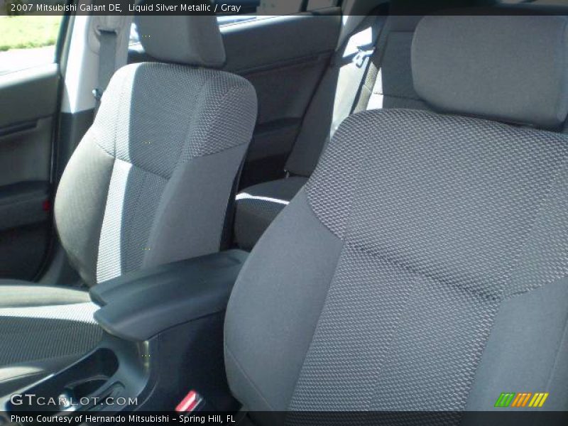 Liquid Silver Metallic / Gray 2007 Mitsubishi Galant DE