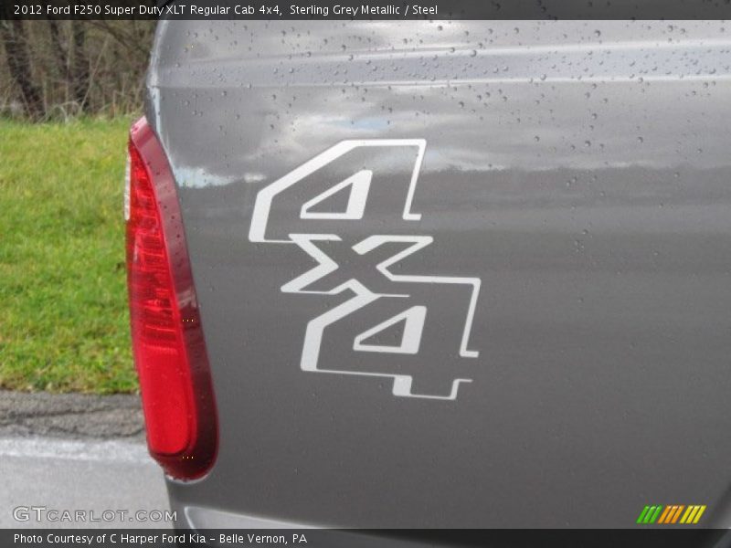 Sterling Grey Metallic / Steel 2012 Ford F250 Super Duty XLT Regular Cab 4x4