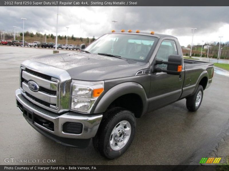 Front 3/4 View of 2012 F250 Super Duty XLT Regular Cab 4x4
