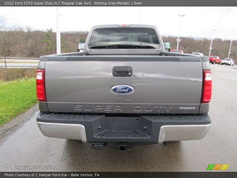 Sterling Grey Metallic / Steel 2012 Ford F250 Super Duty XLT Regular Cab 4x4