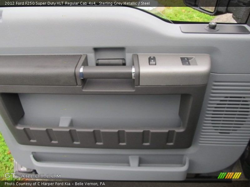 Sterling Grey Metallic / Steel 2012 Ford F250 Super Duty XLT Regular Cab 4x4