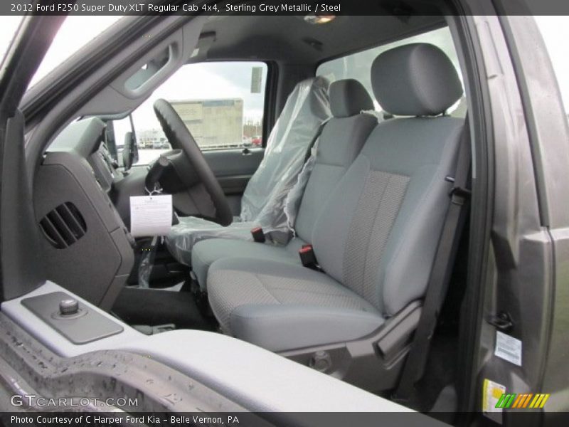 Sterling Grey Metallic / Steel 2012 Ford F250 Super Duty XLT Regular Cab 4x4