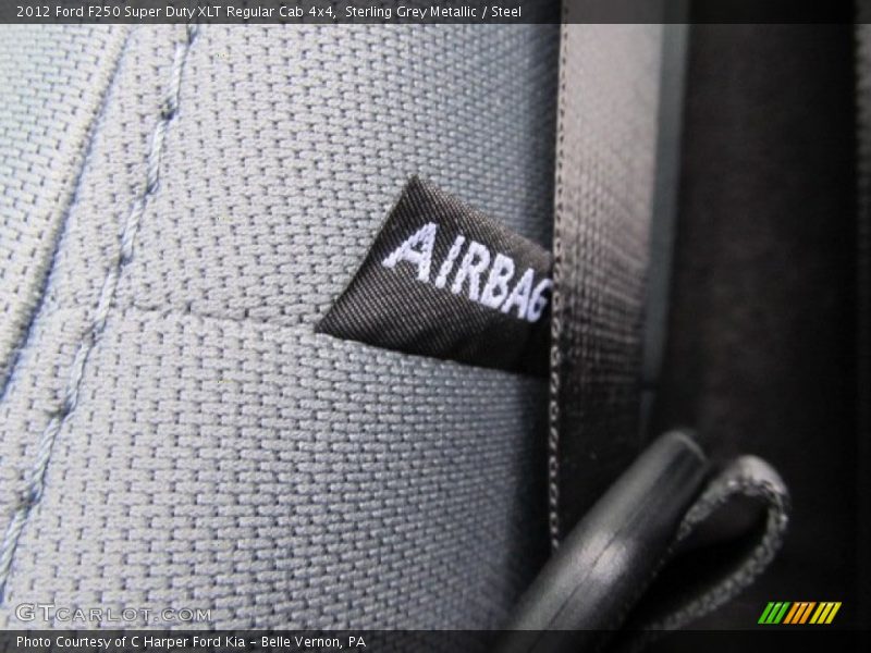 Sterling Grey Metallic / Steel 2012 Ford F250 Super Duty XLT Regular Cab 4x4