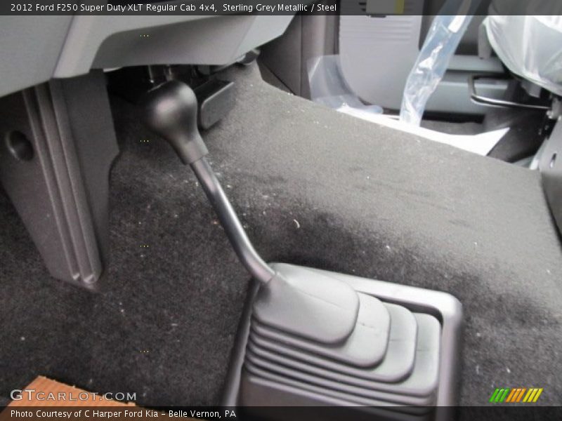 Sterling Grey Metallic / Steel 2012 Ford F250 Super Duty XLT Regular Cab 4x4