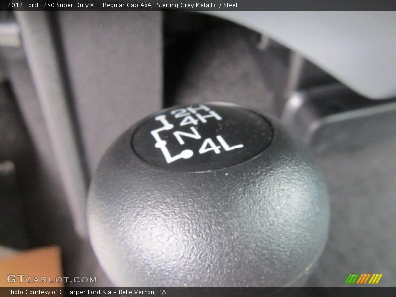 Sterling Grey Metallic / Steel 2012 Ford F250 Super Duty XLT Regular Cab 4x4