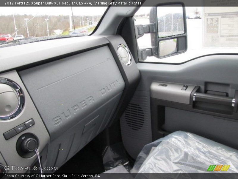 Sterling Grey Metallic / Steel 2012 Ford F250 Super Duty XLT Regular Cab 4x4
