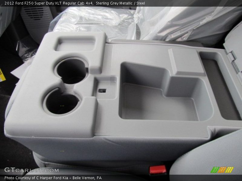 Sterling Grey Metallic / Steel 2012 Ford F250 Super Duty XLT Regular Cab 4x4